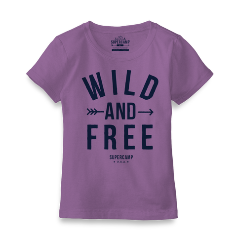 Wild and Free - Girl's Tee